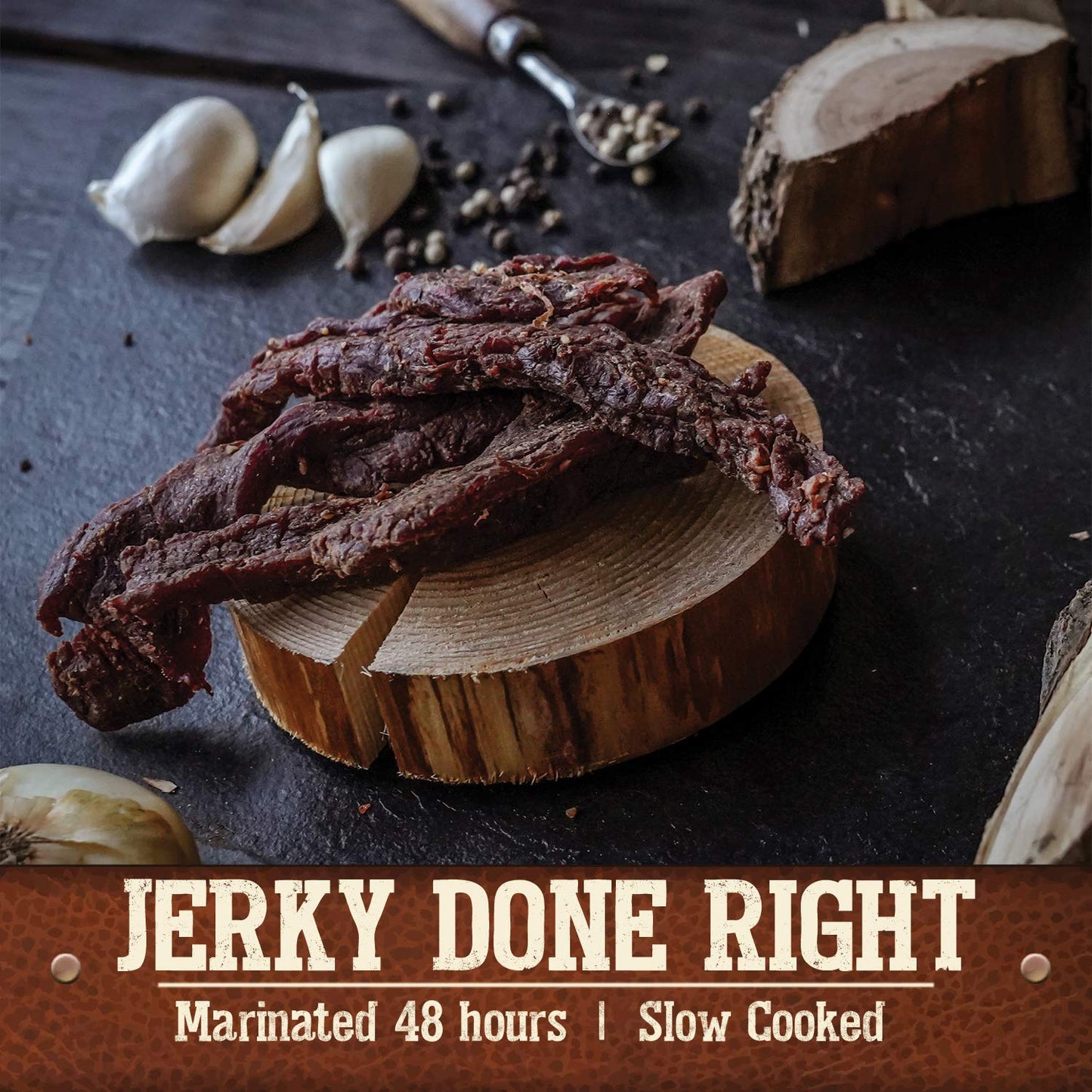Cattleman's Cut Peppered Steakhouse Beef Jerky, 10 Ounce