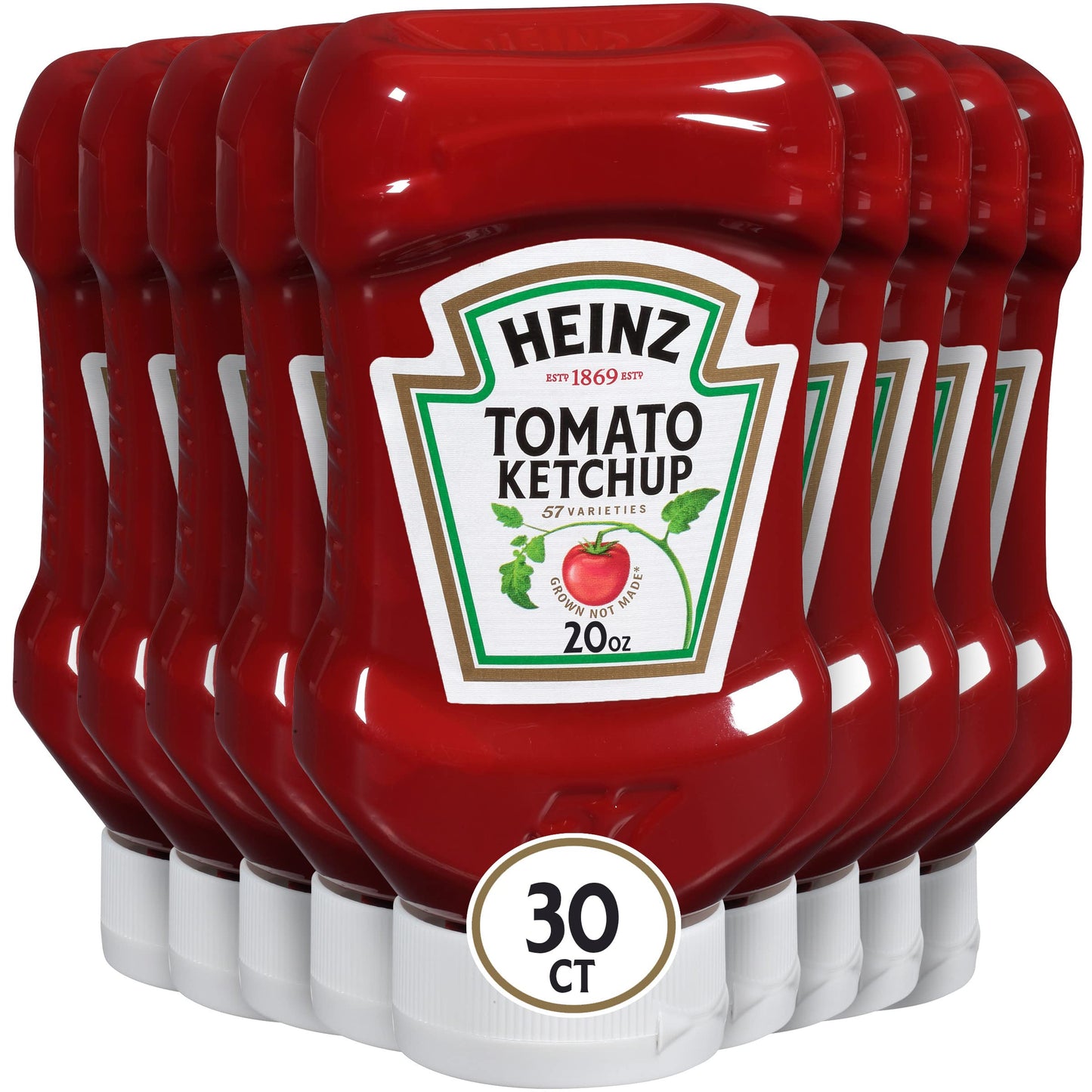 Heinz Ketchup Forever Full Inverted Bottle (20 oz, Pack of 12)