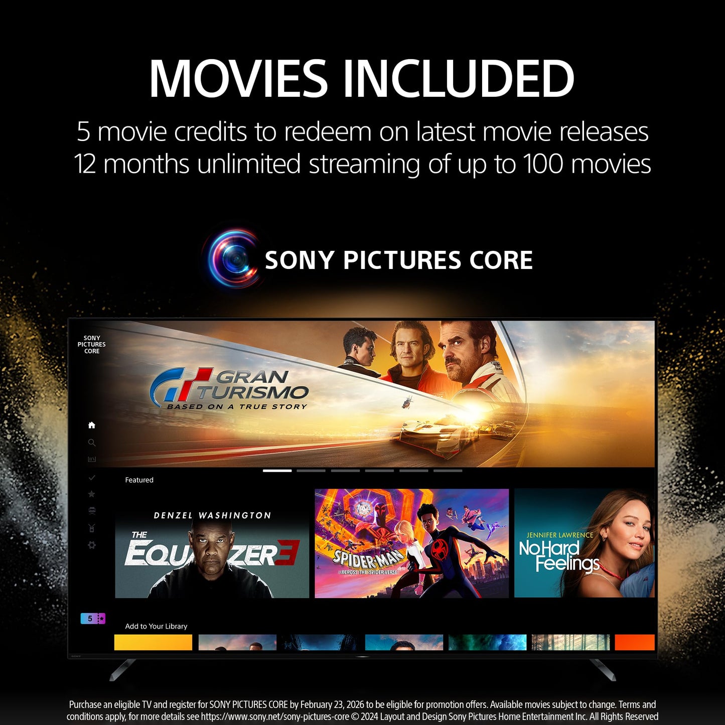 Sony BRAVIA 2 II 65 Inch 4K Ultra HD LED Smart TV with Google TV and Exclusive Features for PlayStation®5 (K-65S20M2), 2025 Model