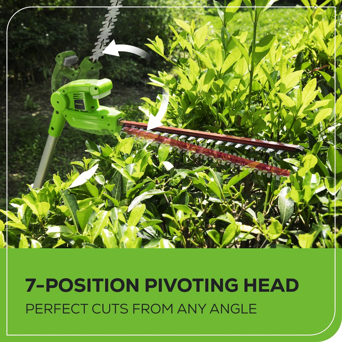 Greenworks 40V 8" Pole Saw + Pole Hedge, 2.0Ah Battery (Gen 1)