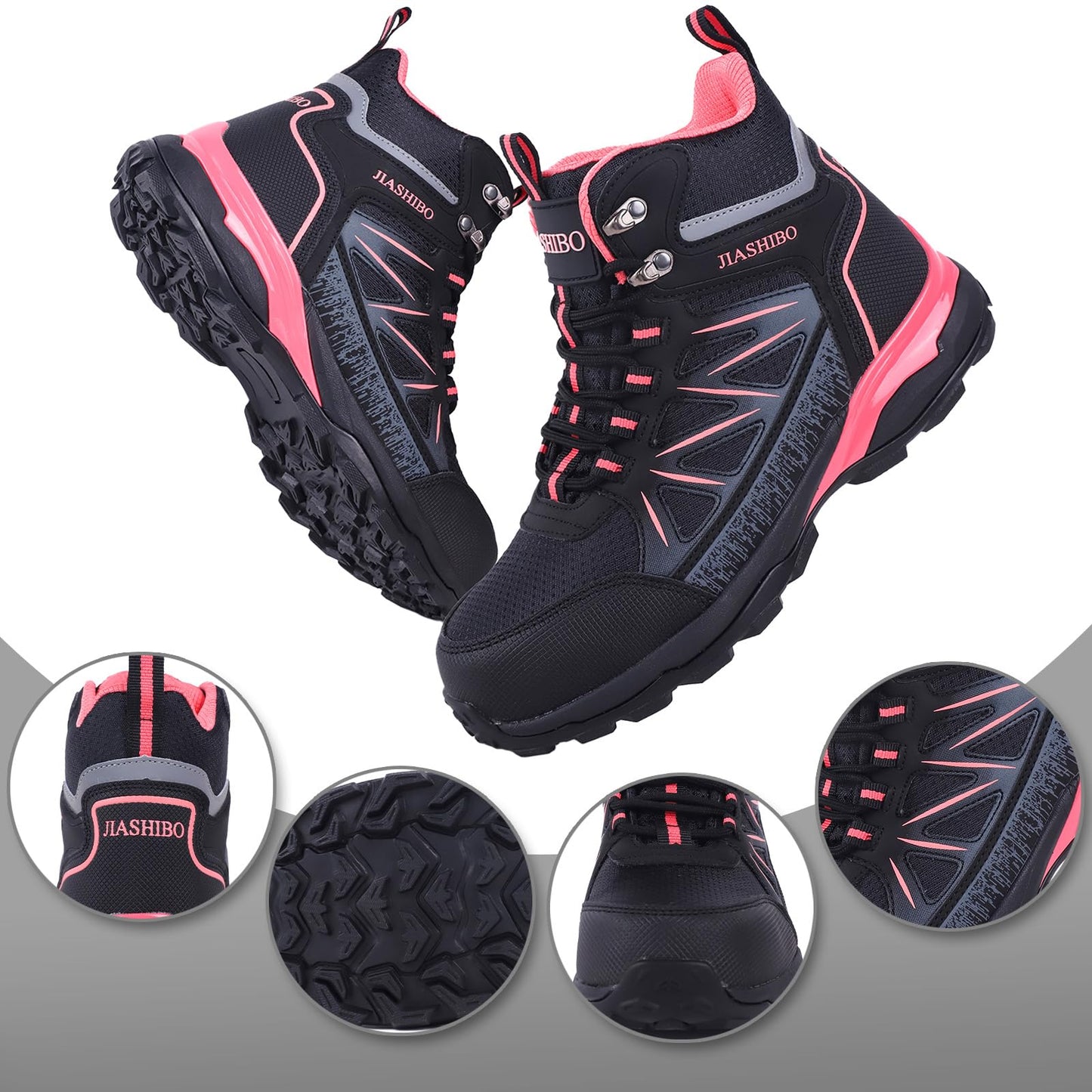 Steel Toe Work Boots for Women - Insulated Work Boots Steel Toe Sneakers Comfortable Construction Boot Lightweight Work & Safety Toe Shoes Gifts for Construction Workers for Work Construction