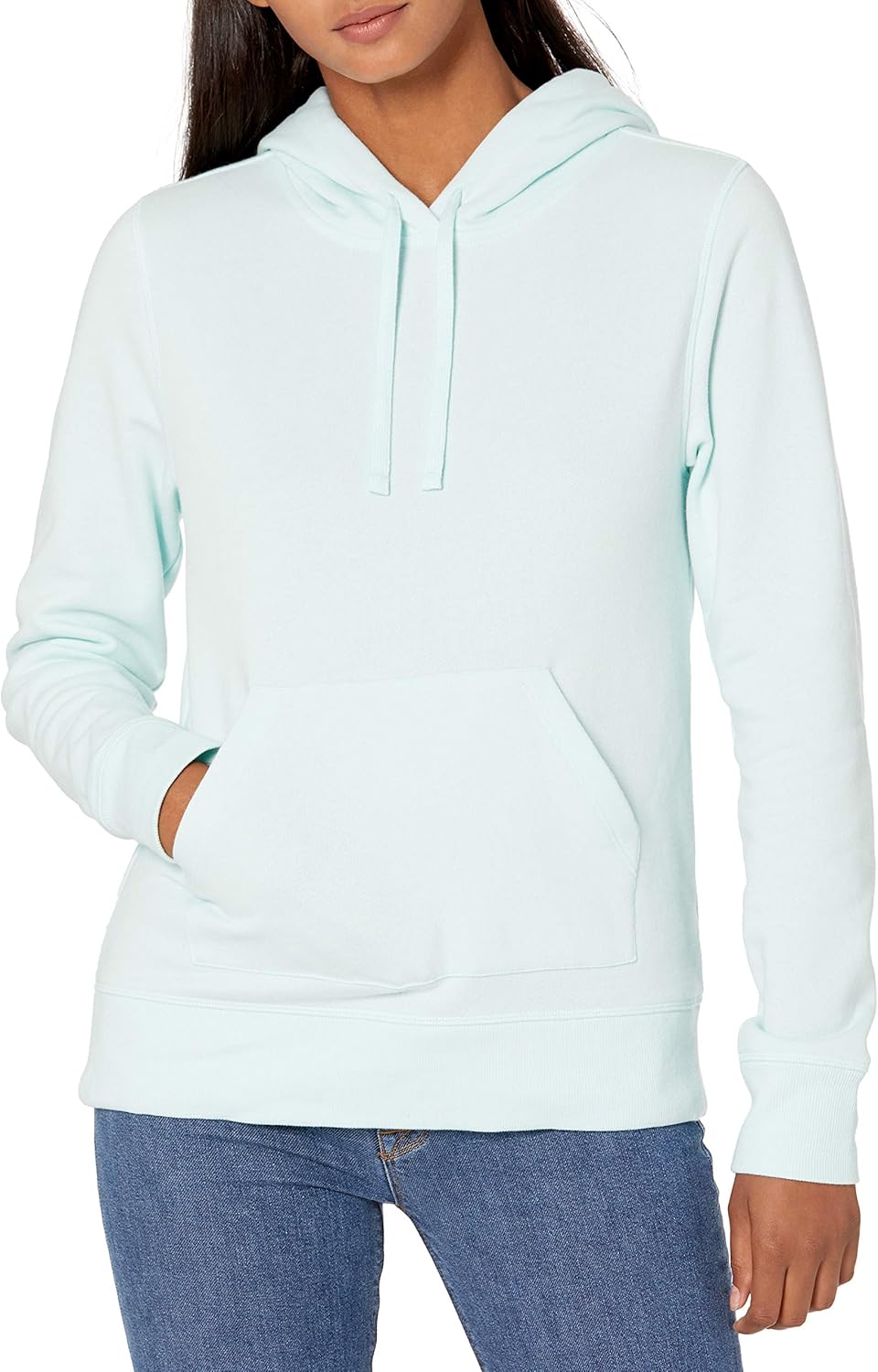 Amazon Essentials Women's Regular-Fit Brushed Back Fleece Pullover Hoodie (Available in Plus Size)