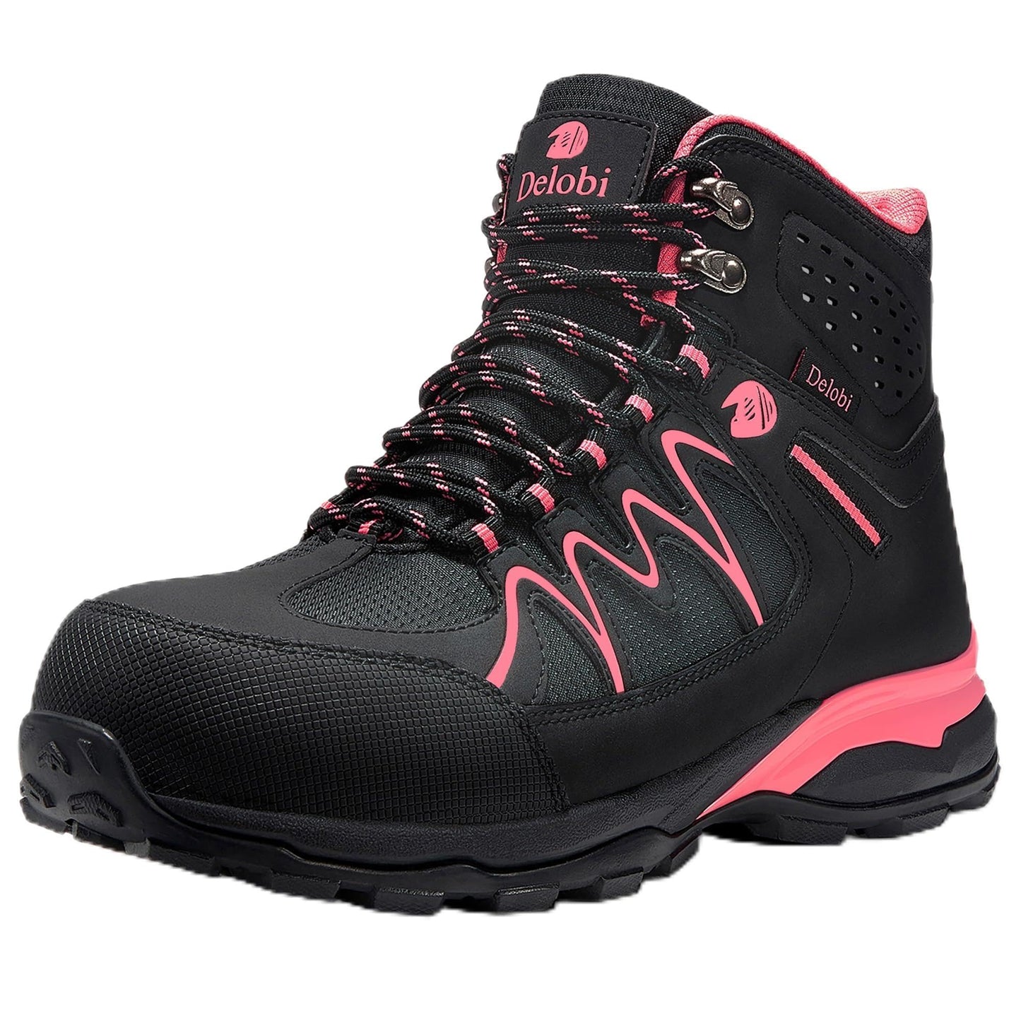 Steel Toe Work Boots for Women - Insulated Work Boots Steel Toe Sneakers Comfortable Construction Boot Lightweight Work & Safety Toe Shoes Gifts for Construction Workers for Work Construction