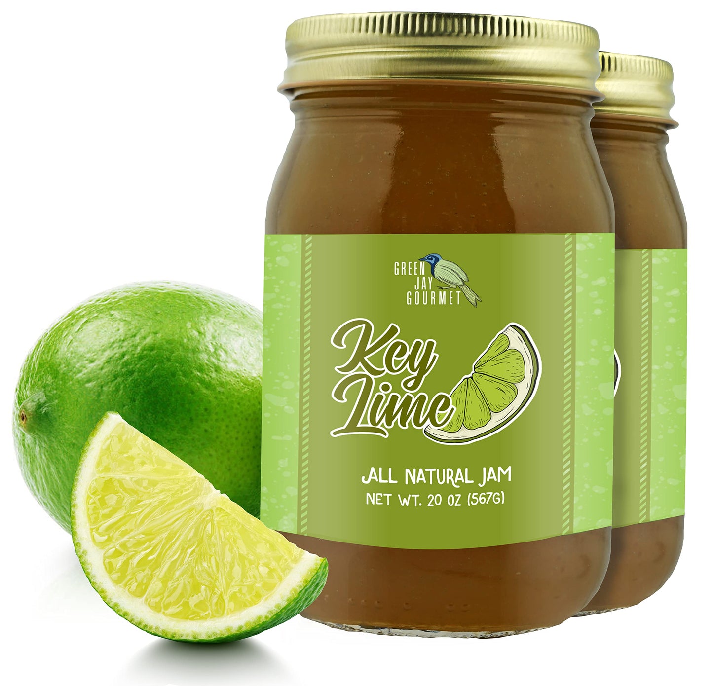 Green Jay Gourmet Spicy Jam Variety Pack - All-Natural Raspberry Jalapeno Jam, Strawberry Jalapeno Jam, Blackberry Jalapeno Jam - Vegan, Gluten-free Jam - No Preservatives - USA Made - 3 x 20 Ounces