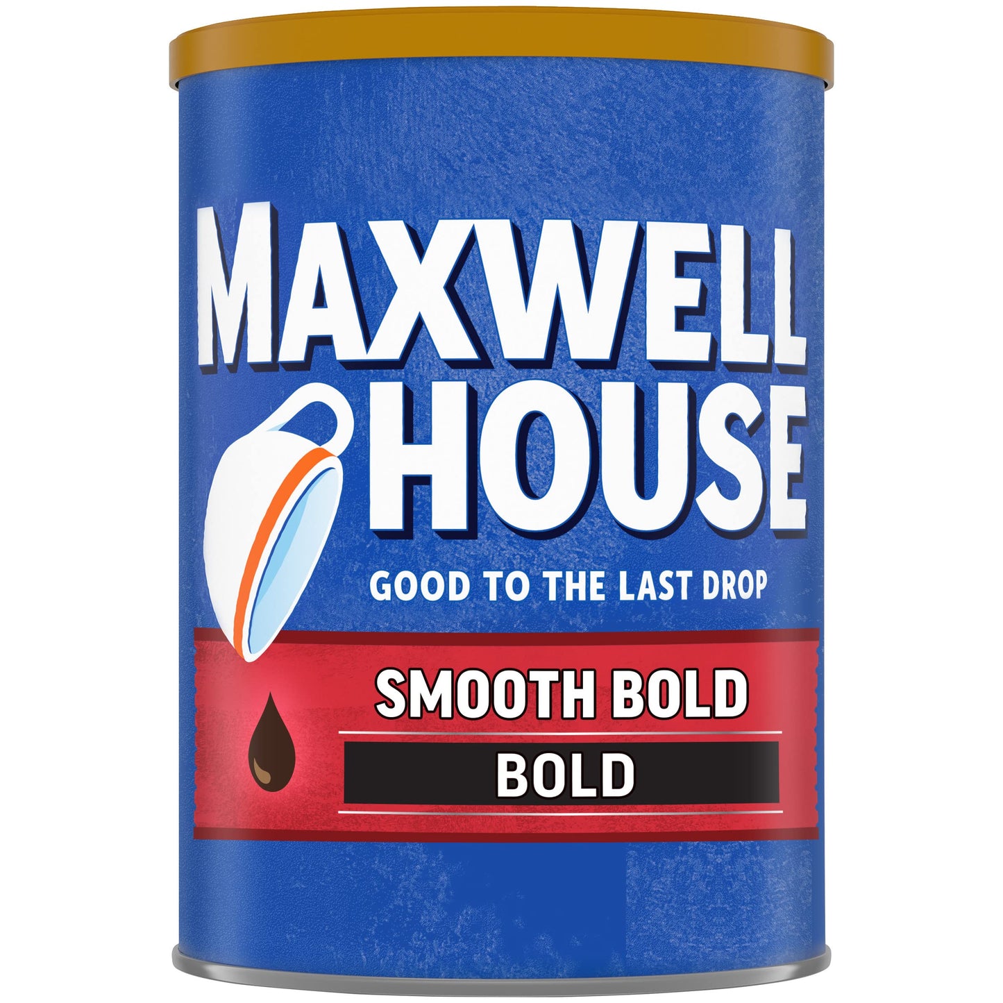 Maxwell House Breakfast Blend Mild Roast Ground Coffee, 38.8 oz Canister