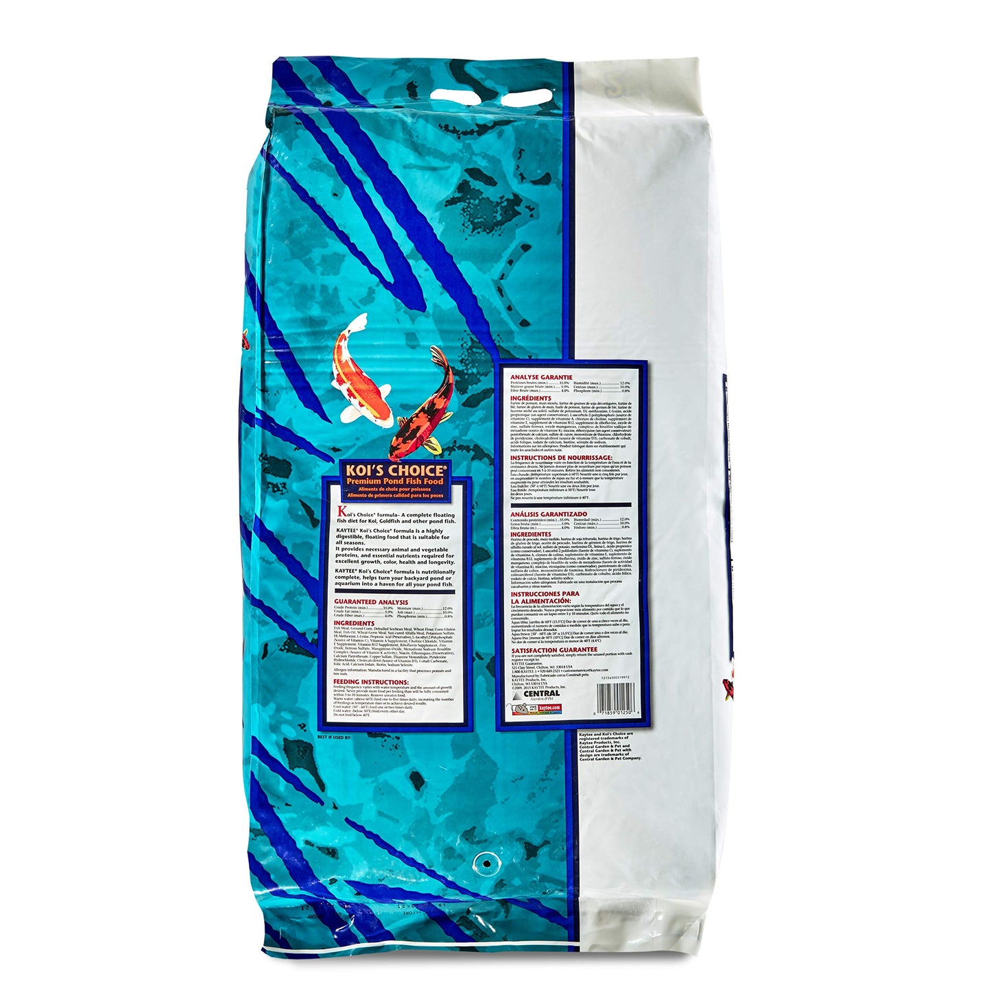 Kaytee Koi's Choice Koi Floating Fish Food, 10 Pound