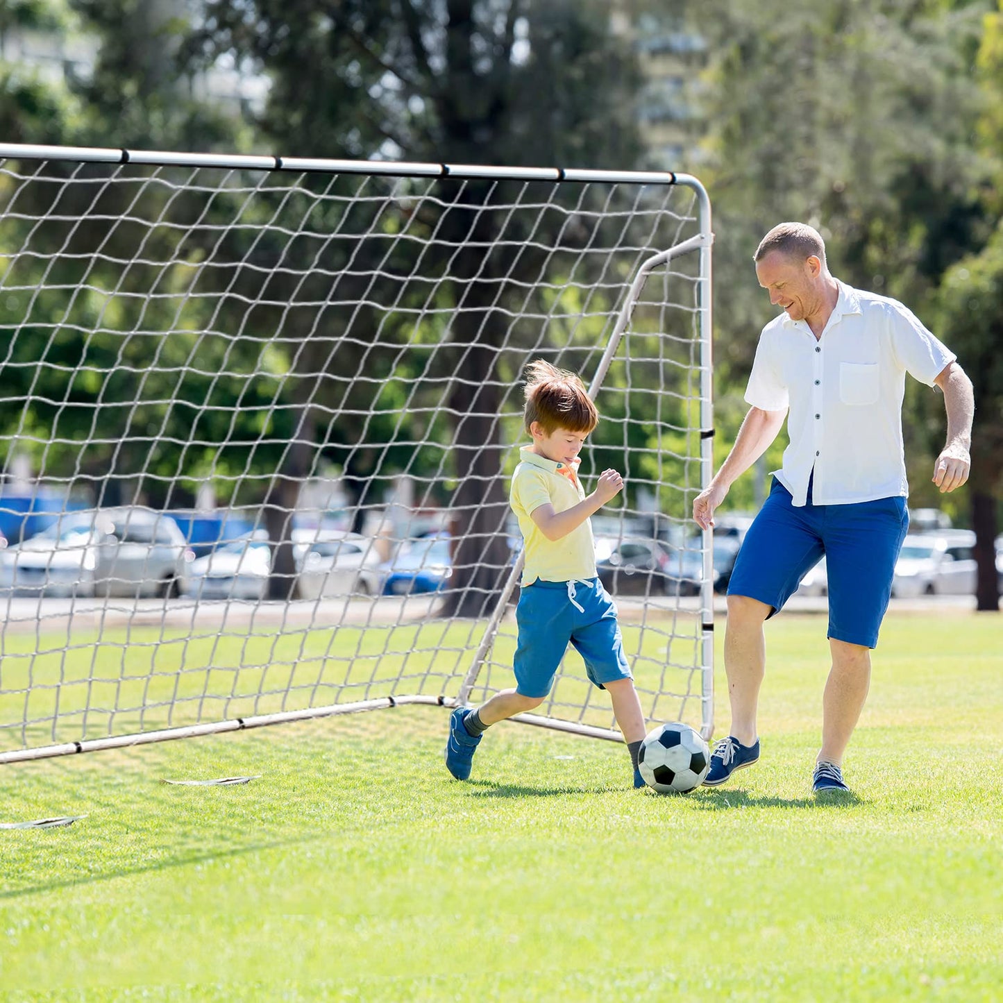 ZENY 12'x6' Portable Soccer Goal for Backyard Kids Adults Soccer Net and Frame for Home Backyard Practice Training Goals Soccer Field Equipment