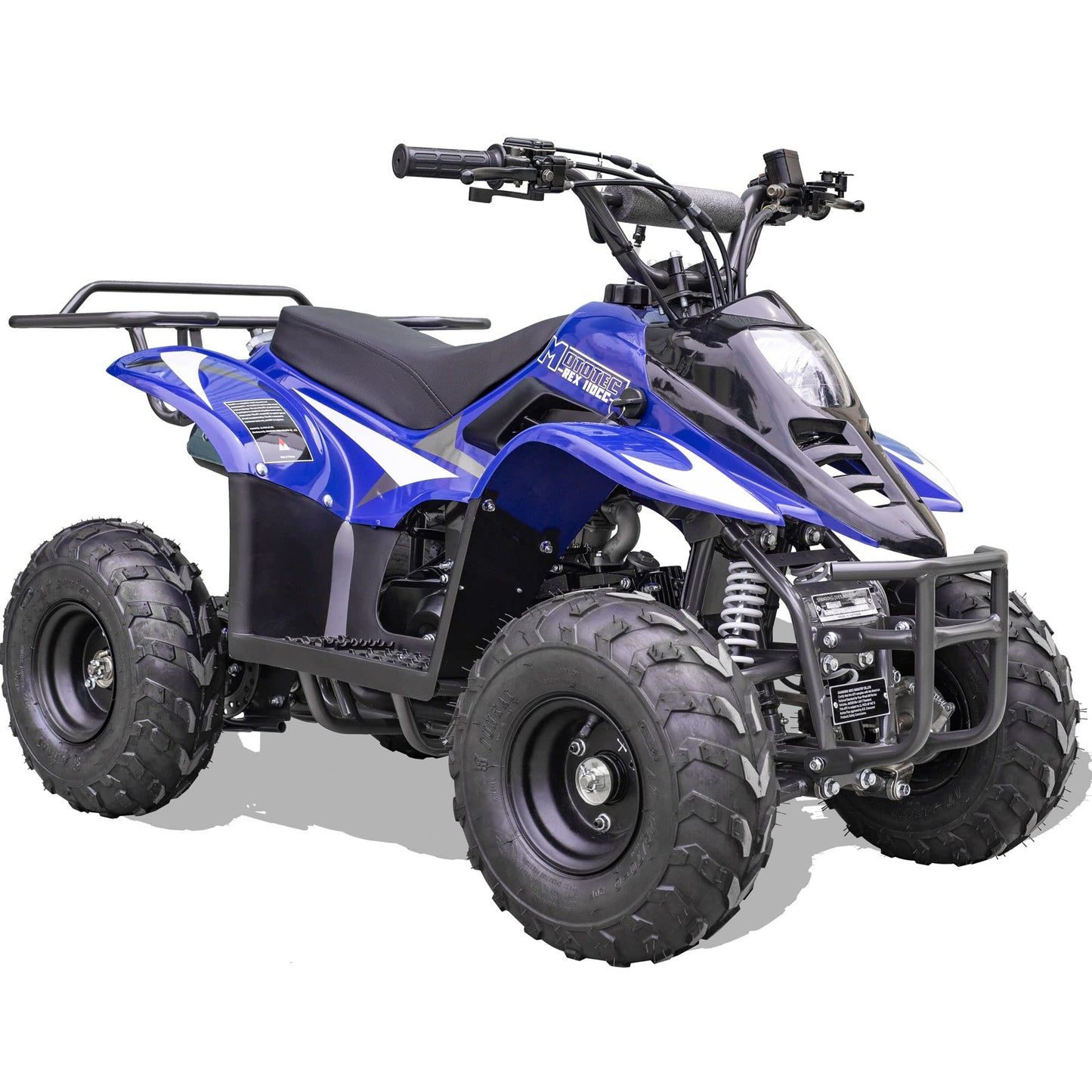 MotoTec Rex 110cc 4-Stroke Kids Gas ATV Black