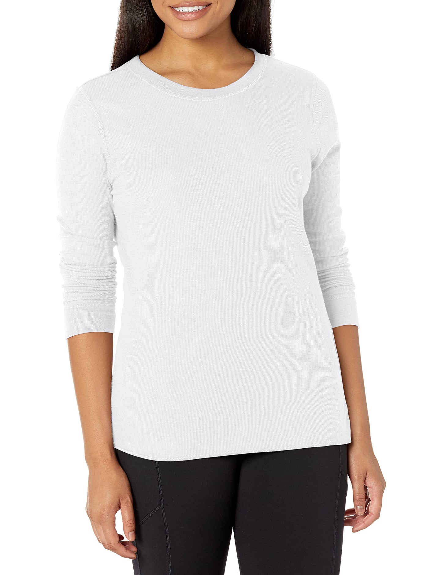 Fruit of the Loom Women's Micro Waffle Premium Thermal Underwear Tee Shirt