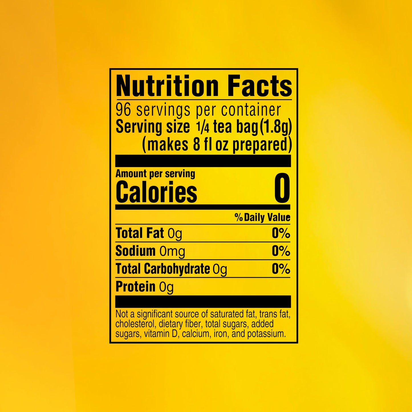 Lipton Unsweetened Iced Tea Bags, Family Size Zero Calories, 144 Total Tea Bags (24ct - Pack of 6)