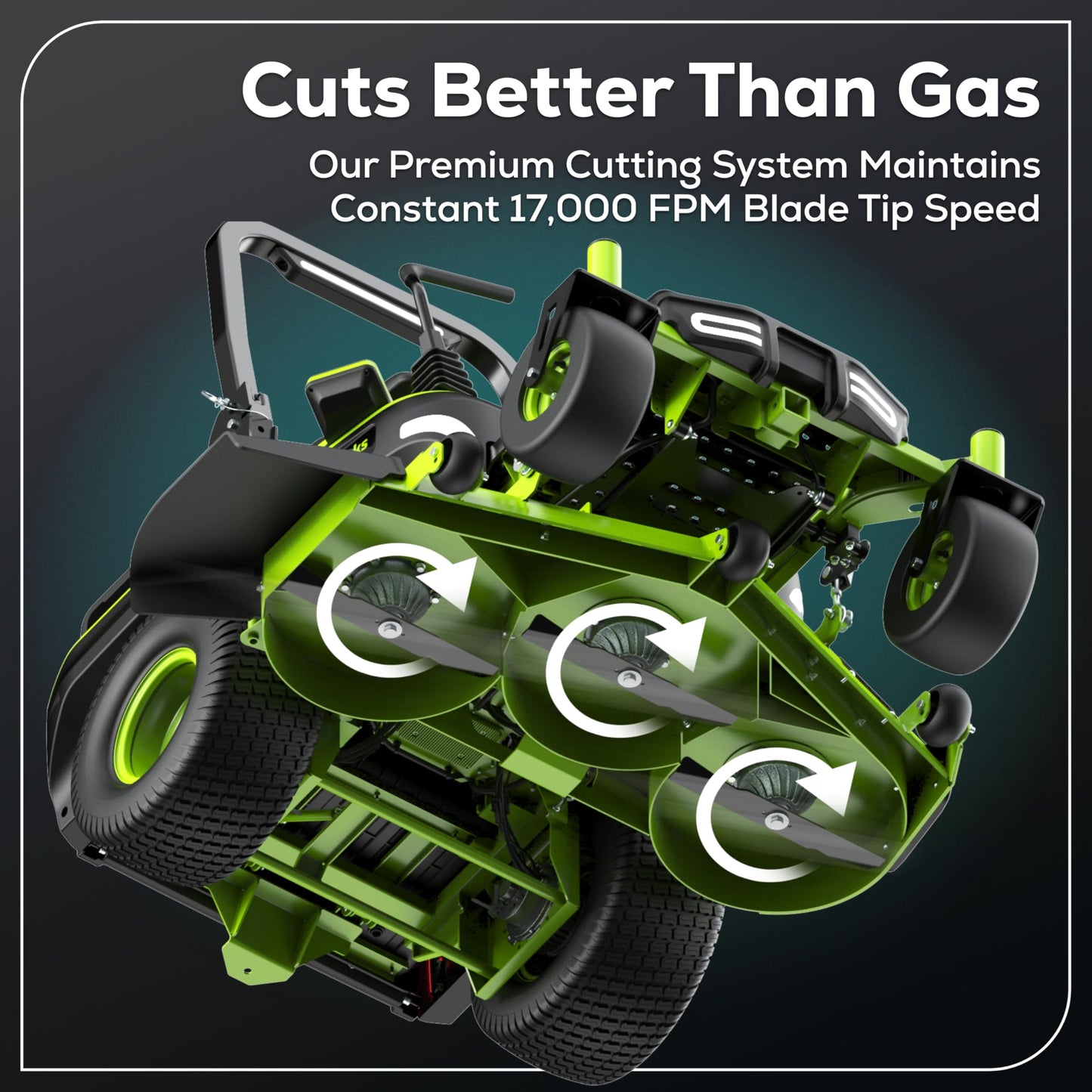 Greenworks 60V 21” Cordless (Push) Lawn Mower (LED Lights + Aluminum Handles), 5.0Ah Battery and Rapid Charger