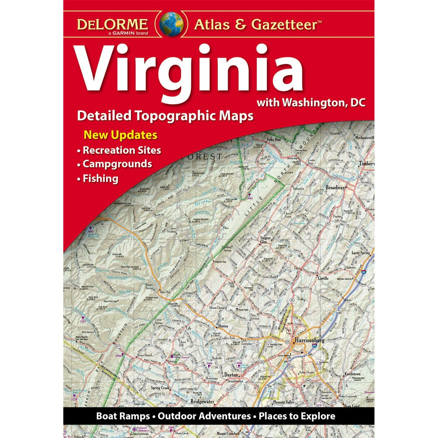 Virginia Atlas & Gazetteer (Delorme Atlas & Gazetteer)