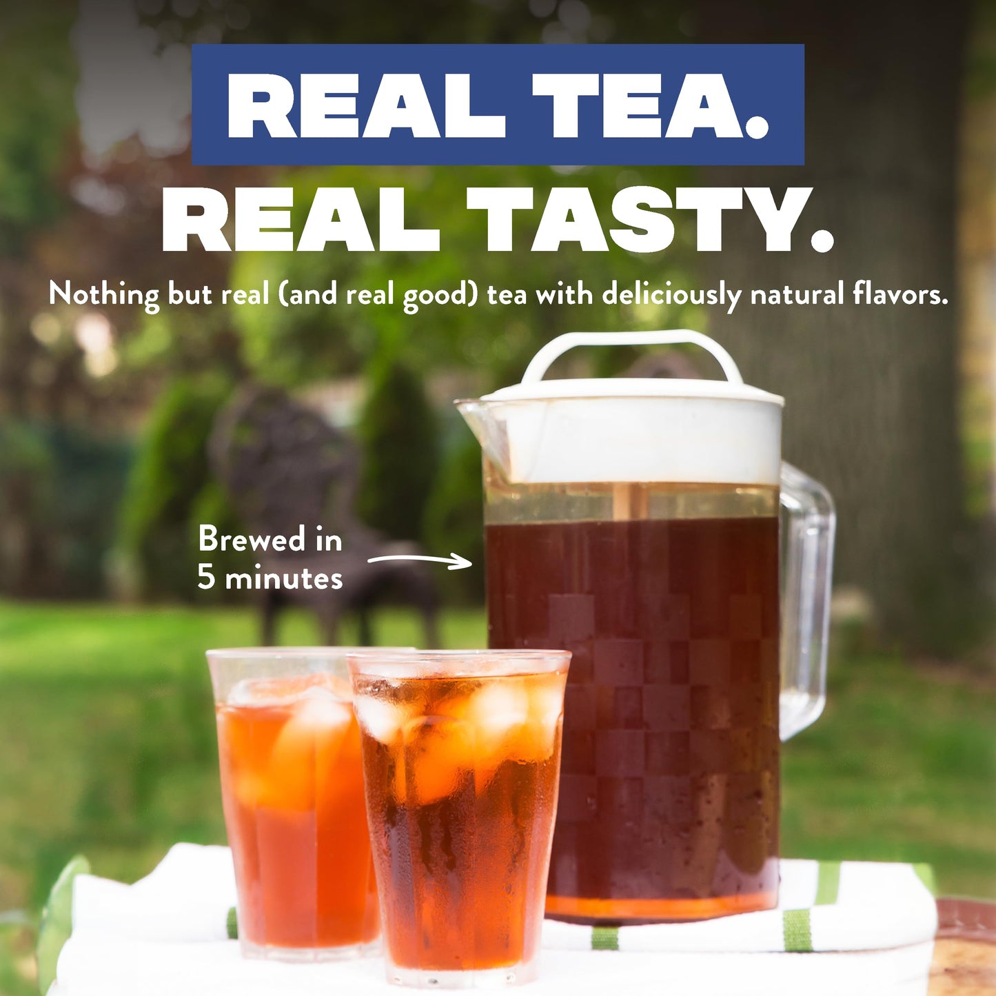 HTeaO Watermelon Texas-Style Flavored Iced Tea Bags for Summer – Instant Ice Tea Packets for Quick Brew - Loaded Tea Sachets Ready in 5 Minutes (16-Count, Makes 8 Gallons Total)