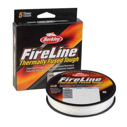 Berkley FireLine Superline Fishing Line, Crystal, 6lb, 2.7kg, 125yd, 114m, Suitable for Freshwater Environments