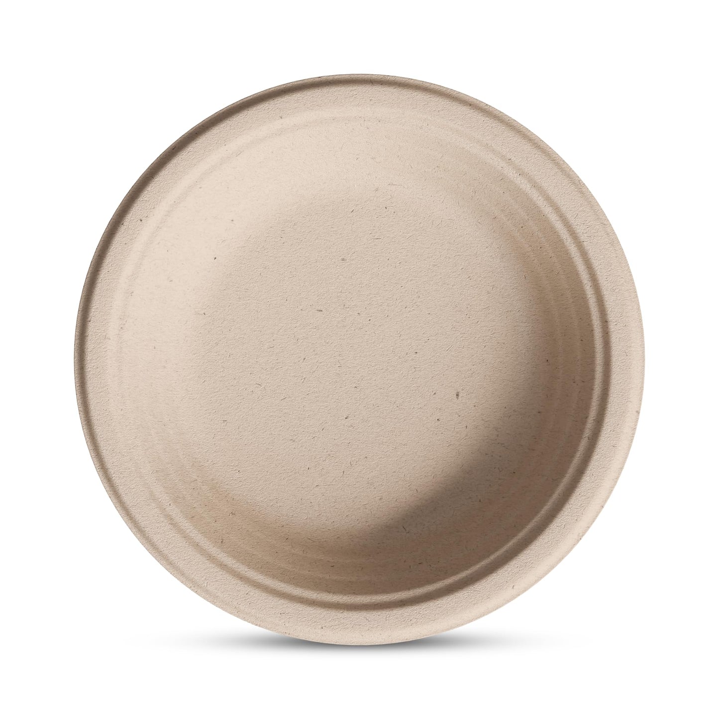 100% Compostable Paper Plates, Heavy Duty Disposable Plates [125-Pack] 9 Inch Plates - Eco-Friendly, Biodegradable Sugarcane Bagasse, Natural Unbleached Brown 9" Dinner Paper Plate Disposable