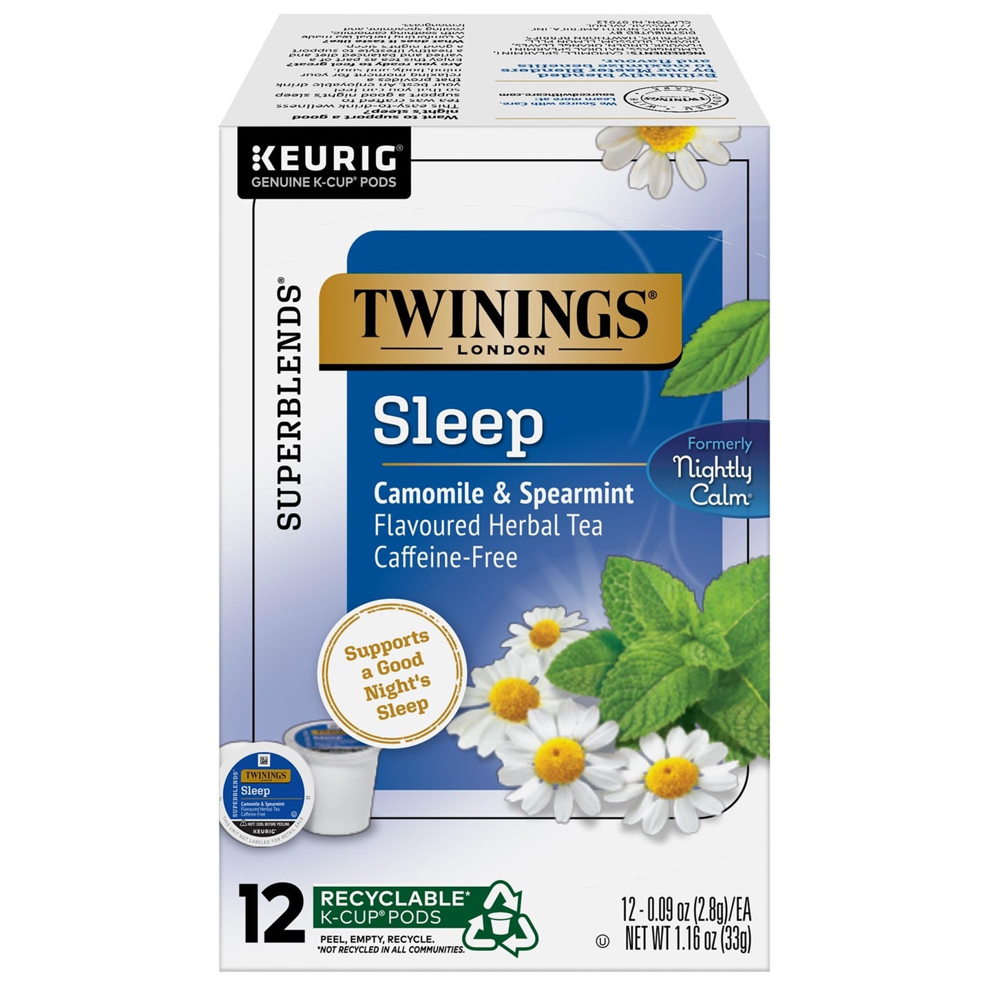 Twinings English Breakfast Black Tea K-Cup Pods for Keurig, 24 Count (Pack of 1), Smooth, Flavourful, Robust, Caffeinated, Enjoy Hot or Iced