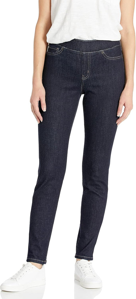 Amazon Essentials Women's Mid-Rise Stretch Pull-On Jegging