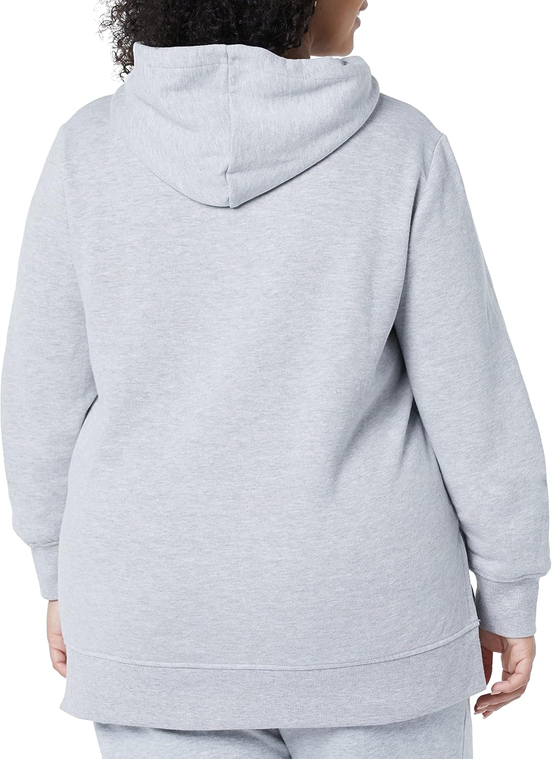Amazon Essentials womens Fleece Hooded Tunic Sweatshirt