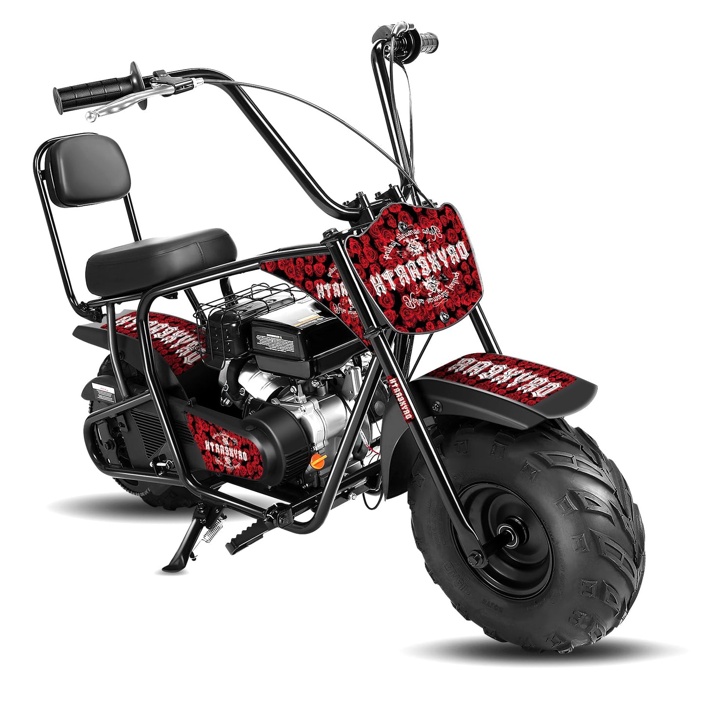 Oryxearth 99CC 4-Stroke Mini Dirt Bike, Gas Powered Off Road Dirtbike W/EPA Approved for Kids, Speed Up 24 MPH, Weight Capacity 185 LBS