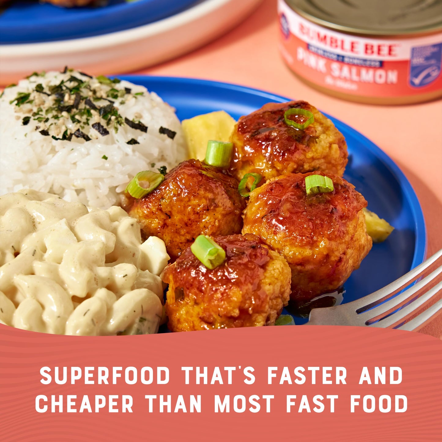 Bumble Bee Canned Pink Salmon, 14.75 oz Cans (Pack of 12) - Premium Wild Caught Salmon with Skin & Bones - 18g Protein per Serving - MSC Certified Sustainable Seafood, Non-GMO, Gluten Free, Kosher