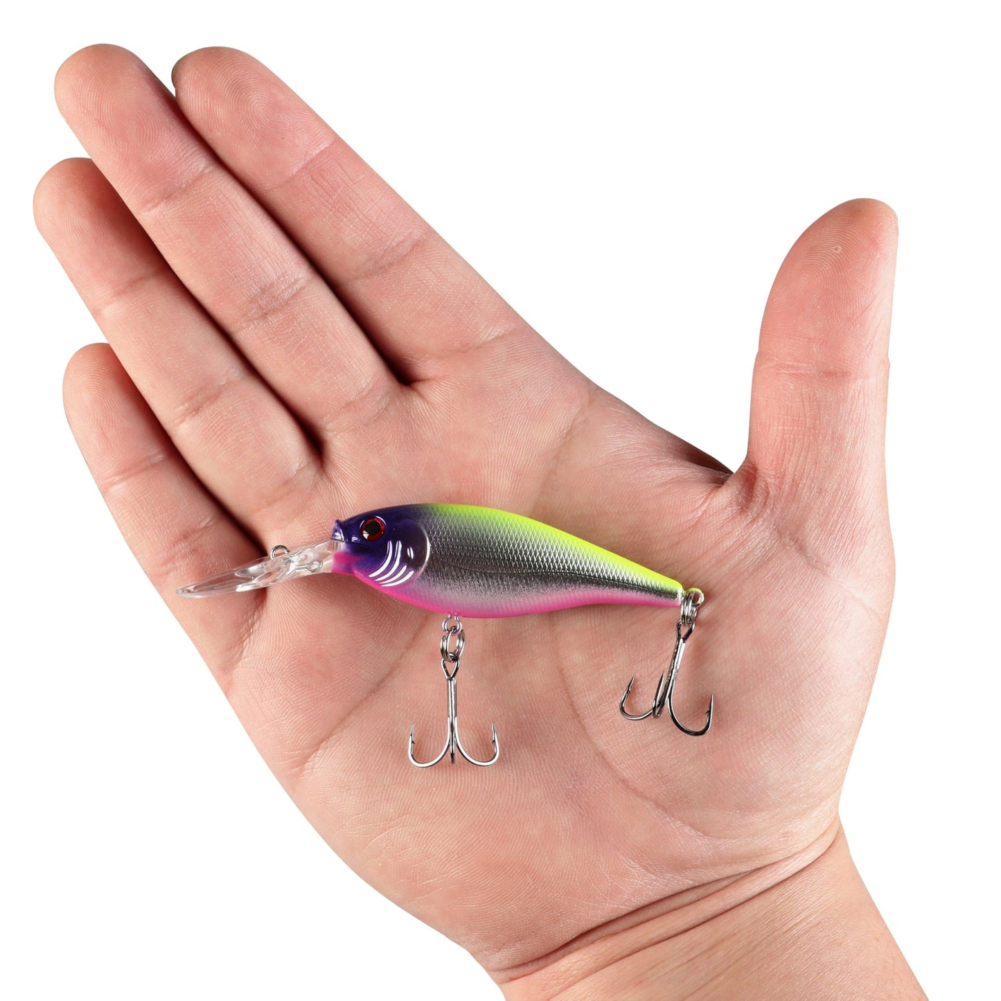 Berkley Flicker Shad Fishing Lure, Black Brass, 5/16 oz, 2 3/4in | 7cm Crankbaits, Size, Profile and Dive Depth Imitates Real Shad, Equipped with Fusion19 Hook