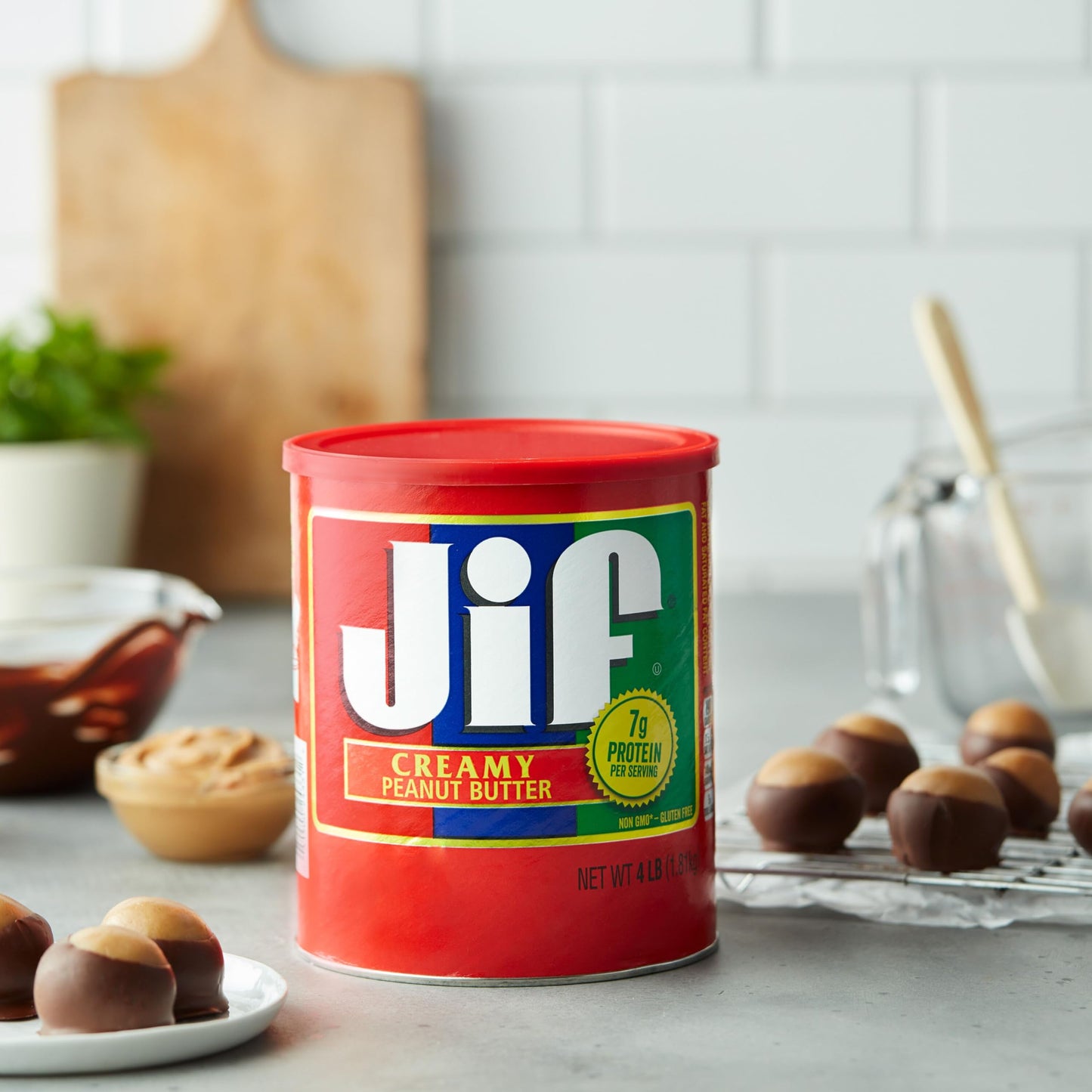 Jif Creamy Peanut Butter, 16 Ounces (Pack of 3)