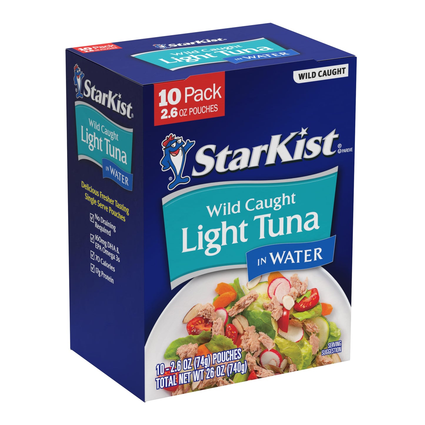 StarKist Chunk Light Tuna in Water, 2.6 Oz, Pack of 24