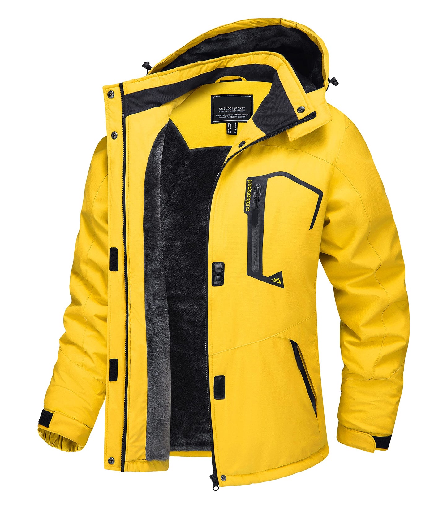 TACVASEN Women's Winter Jacket Waterproof Ski Jacket Hooded Fleece Lined Warm Snow Coat Mountain Windproof Rain Windbreaker