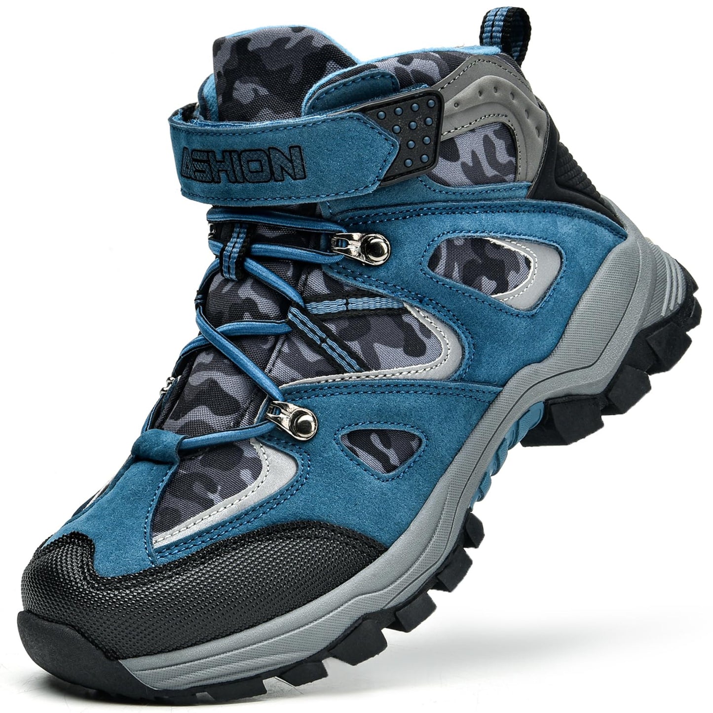 Littleplum Boys Snow Boots Winter Waterproof Antiskid Boots Hiking Outdoor Shoes Booties for Unisex Kids (Little Kid/Big Kid)