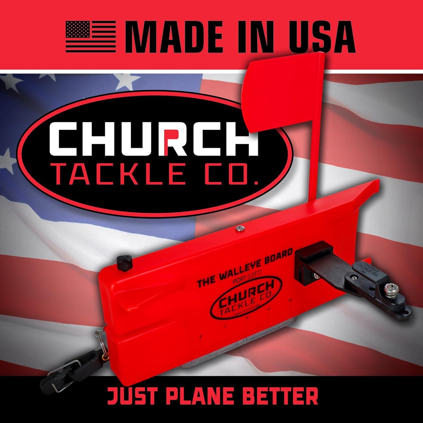 The Walleye Board Pro-Pack by Church Tackle Co