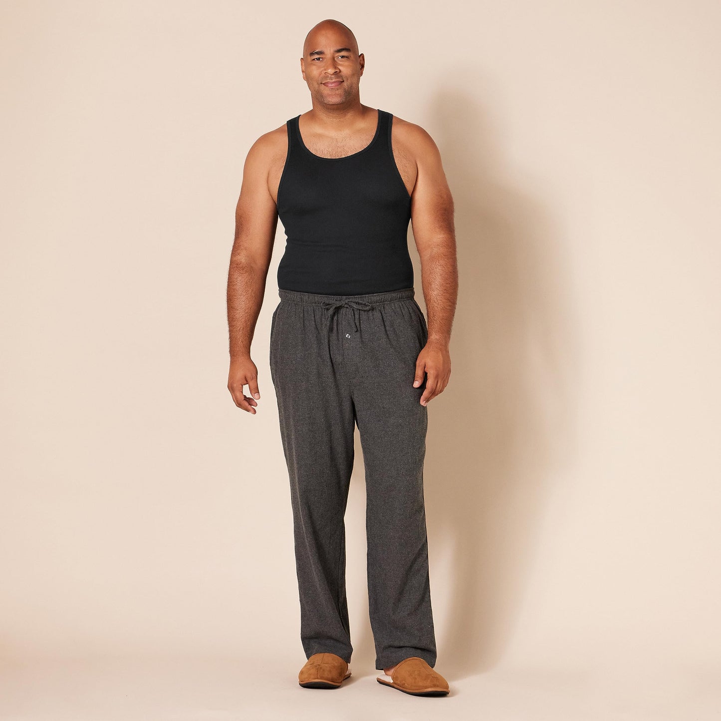 Amazon Essentials Men's Slim Fit Breathable Cotton Tank Undershirts, Pack of 6