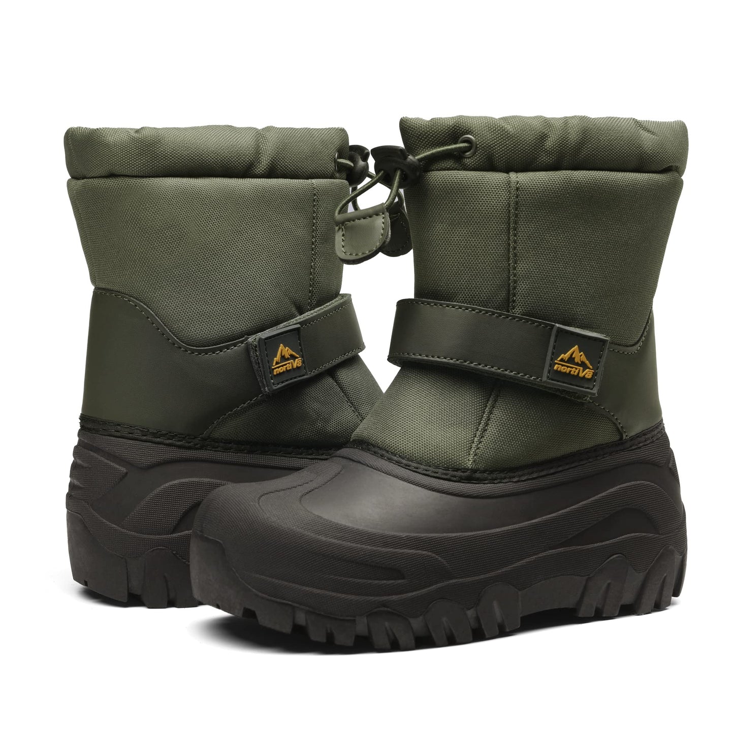 NORTIV 8 Kids Snow Boots Boy's Girl's Waterproof Cold Weather Classic Booties Hiking Outdoor Shoes (Little Kids/Big Kids)