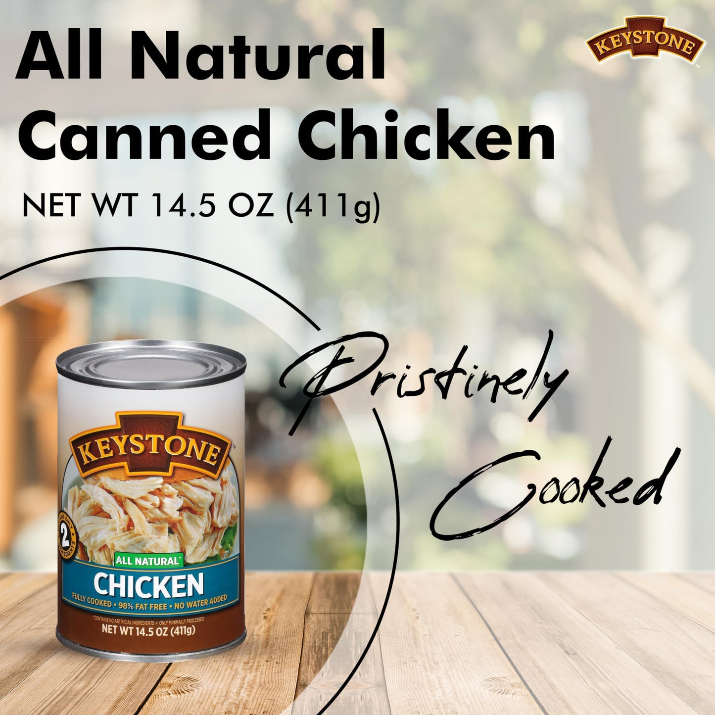 Keystone Meats All Natural Canned Turkey 14.5 Ounce Long Term Shelf Life Emergency Survival Food Canned Meat | Fully Cooked Ready to Eat | All White Meat No Carbs Gluten Free Family Pack of 6
