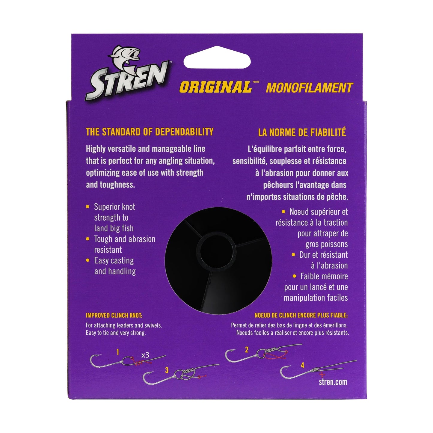 Stren Original Monofilament Fishing Line, Clear/Blue Fluorescent, 12lb | 5.4kg, Suitable for Freshwater Environments