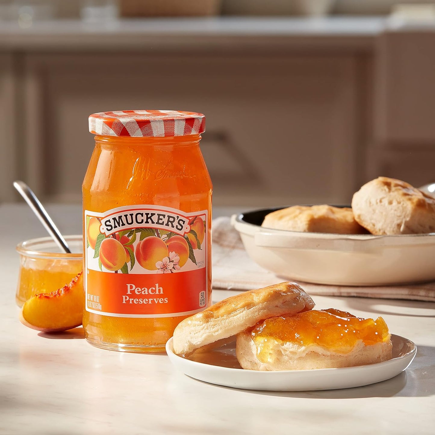 Smucker's Peach Preserves, 18 Ounces