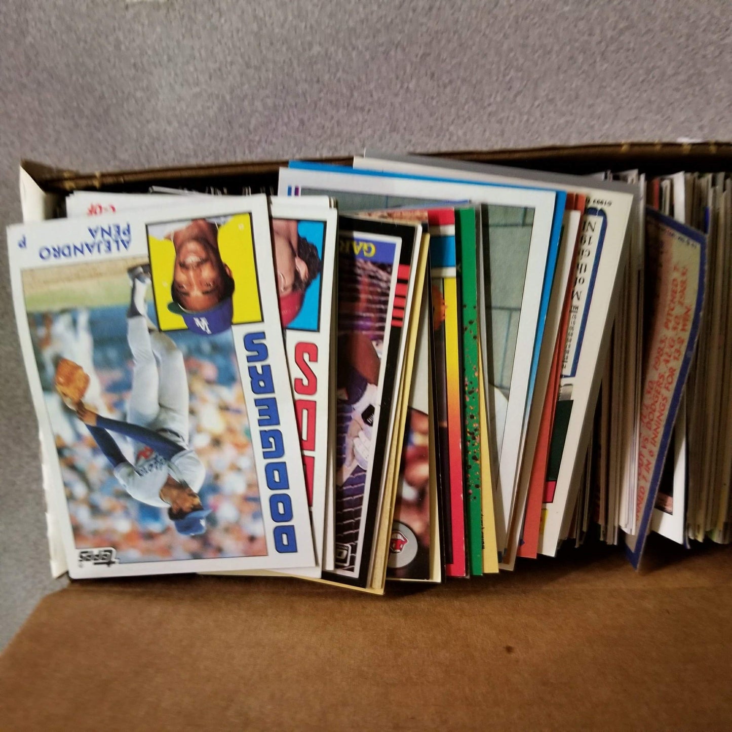 Topps, Upper deck, Donruss, Fleer, Score, Upperdeck 600 Baseball Cards Including Babe Ruth, Unopened Packs, Many Stars, and Hall-of-Famers. Ships in White Box Perfect for Gift Giving.