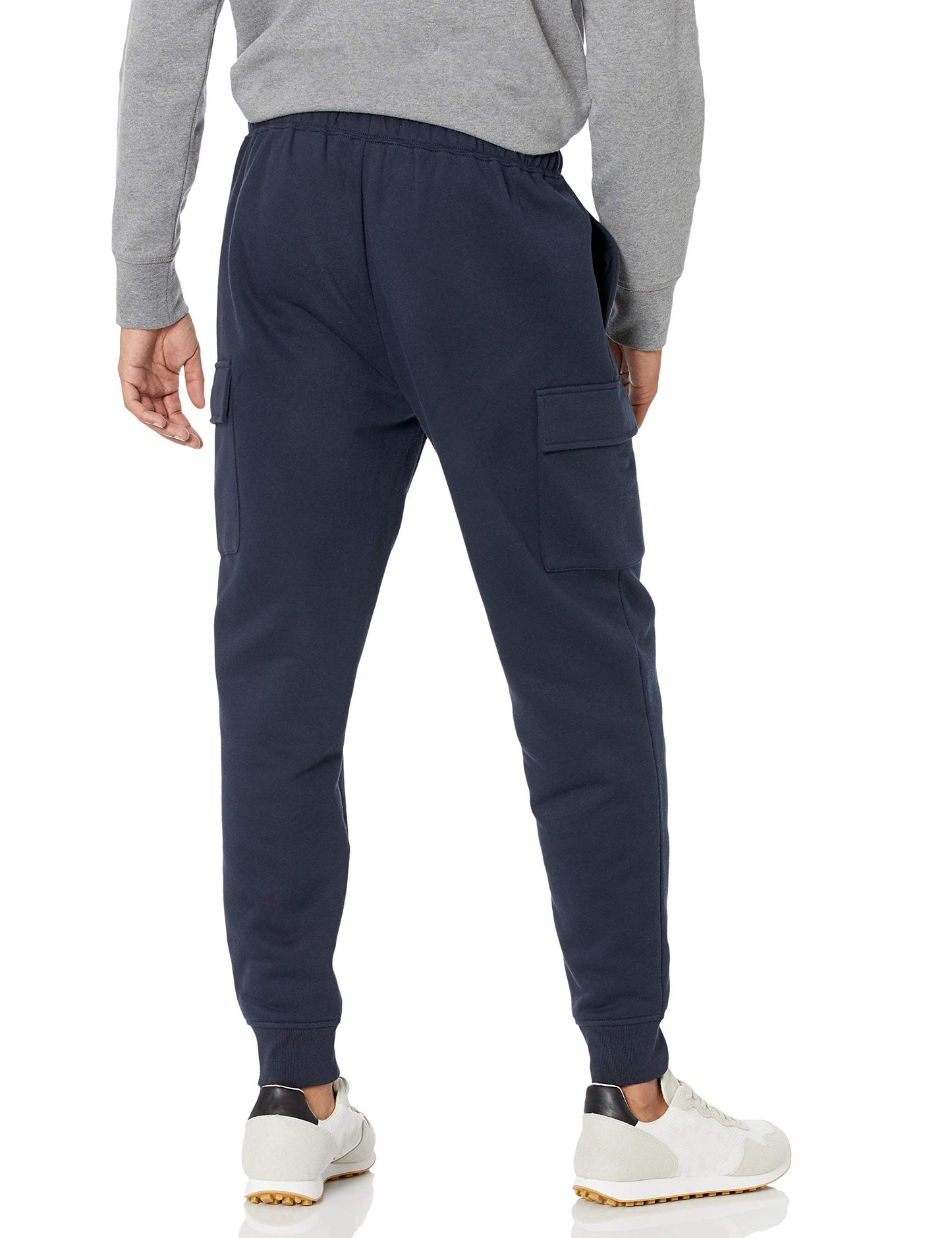 Amazon Essentials Men's Relaxed Fit Cargo Fleece Jogger Sweatpants with Drawstring