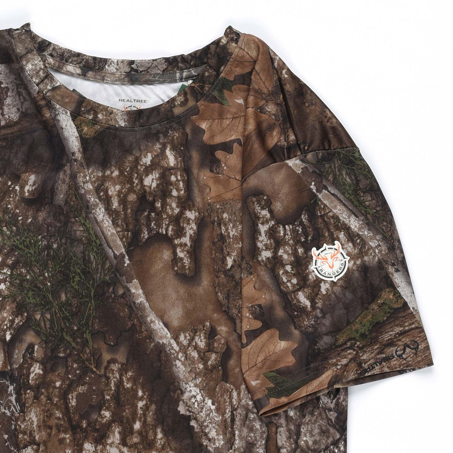 Authentic Realtree and Mossy Oak Camouflage Crewneck Unisex Adult Short Sleeve Tee Shirt