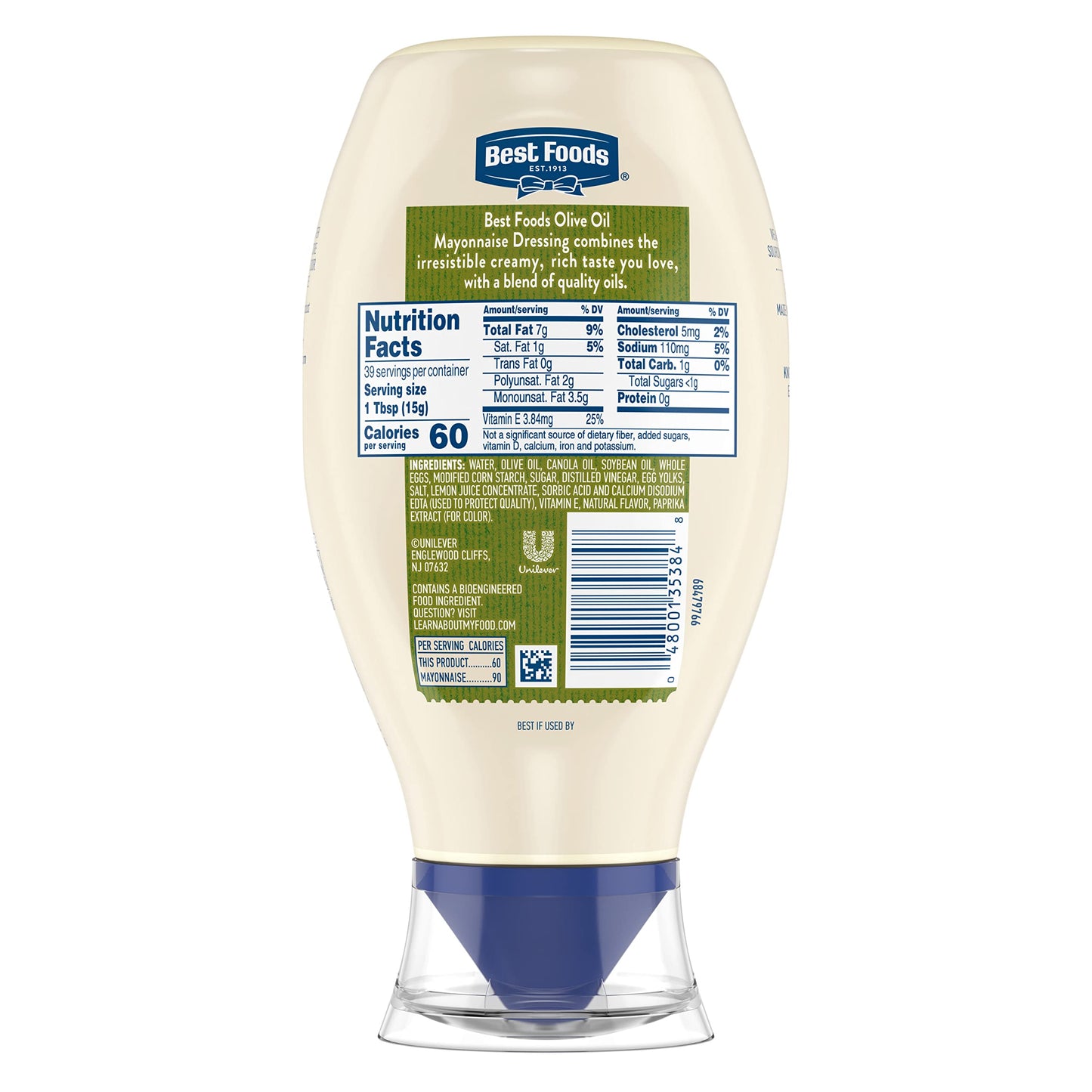 Best Foods Real Mayonnaise Squeeze Bottle For a Creamy Sandwich Spread or Condiment Made With Cage-Free Eggs 20 oz