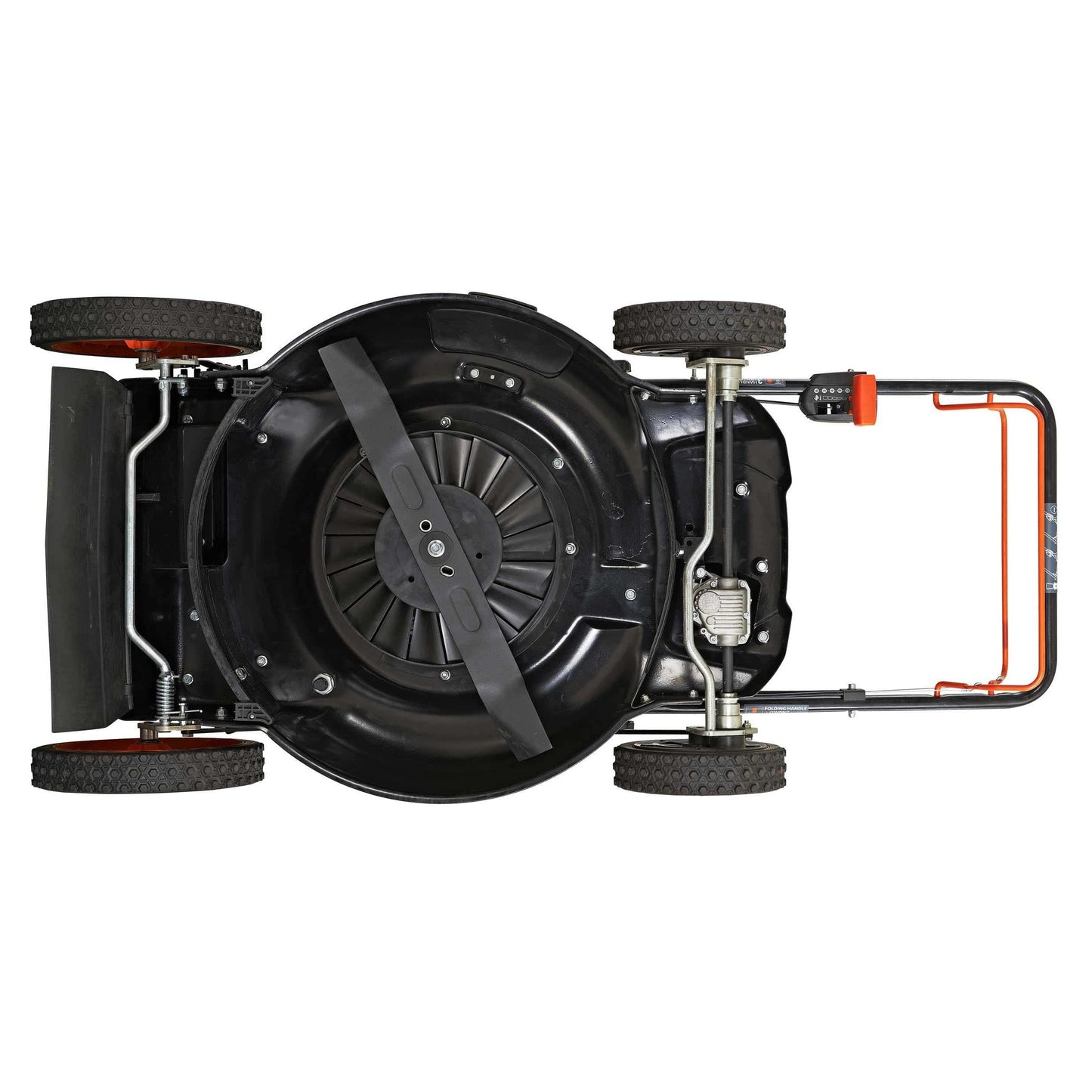 YARDMAX 22 in. 201cc Select PACE 6 Speed CVT High Wheel FWD 3-in-1 Gas Walk Behind Self Propelled Lawn Mower, Black (YG2860)