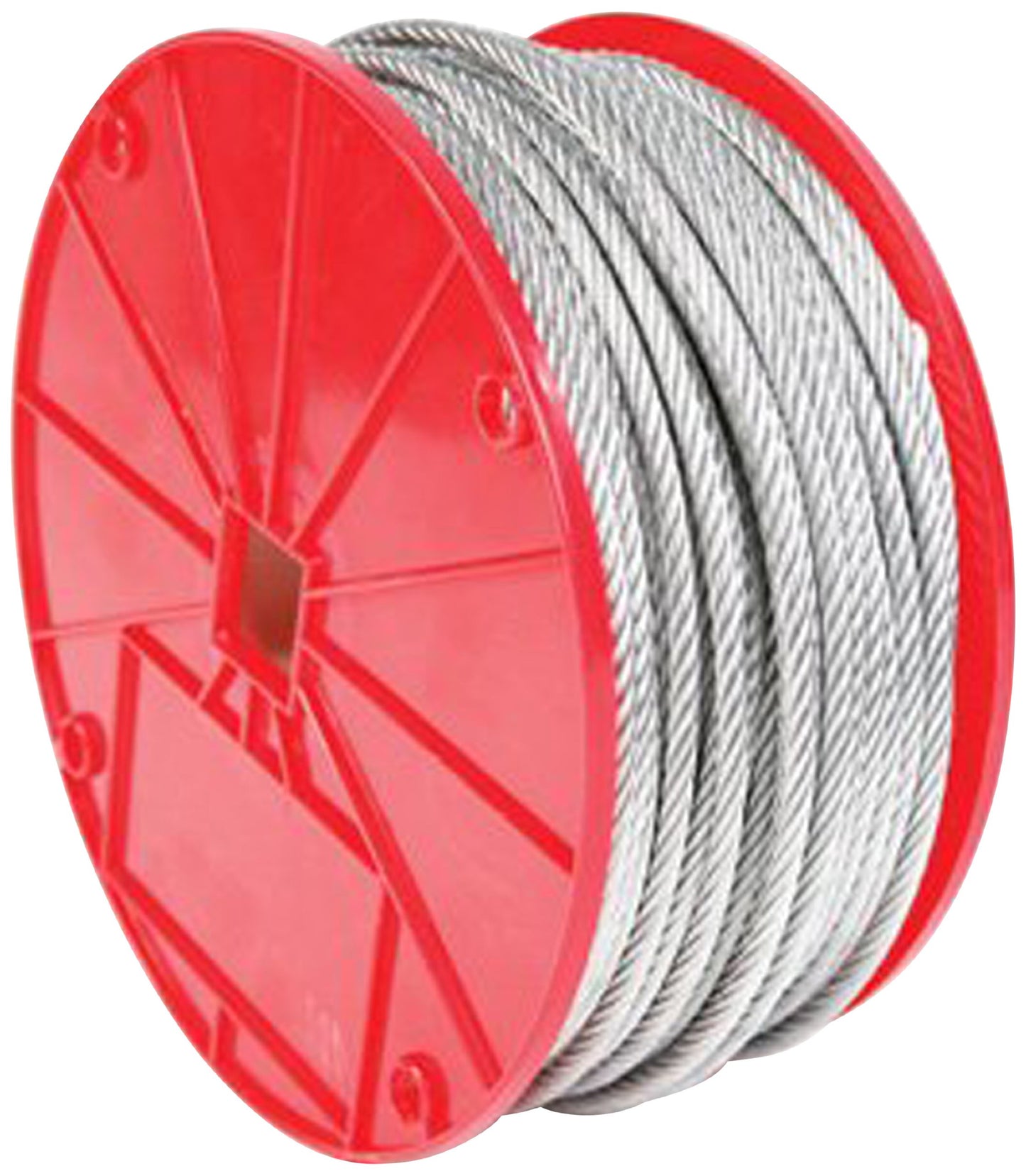 002074 1000FT Wire Rope Cable, Medium Strength, 3/32 by 7 x 7 Cable, Galvanized Steel, 184 lbs. Working Load Limit