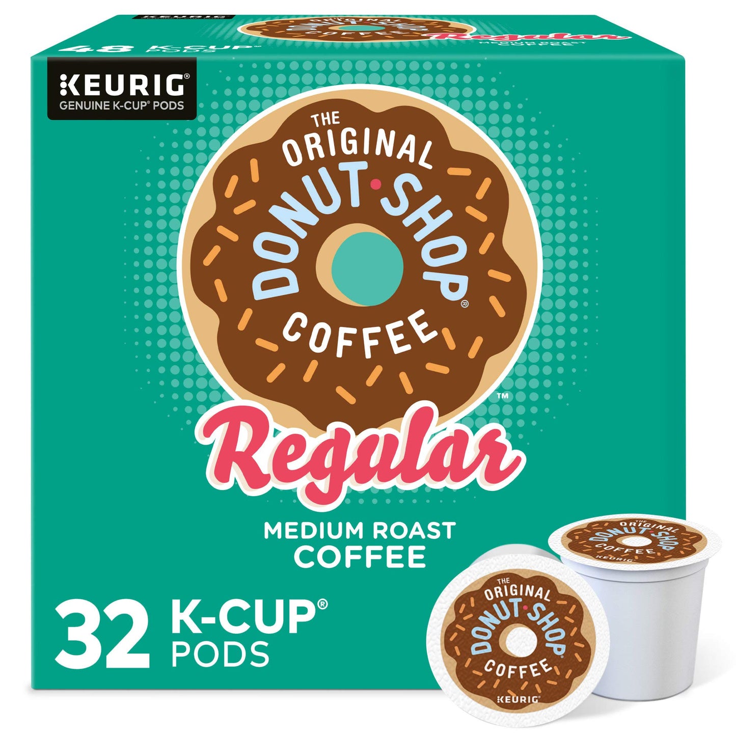 The Original Donut Shop Regular Keurig Single-Serve K-Cup Pods, Medium Roast Coffee, 96 Count