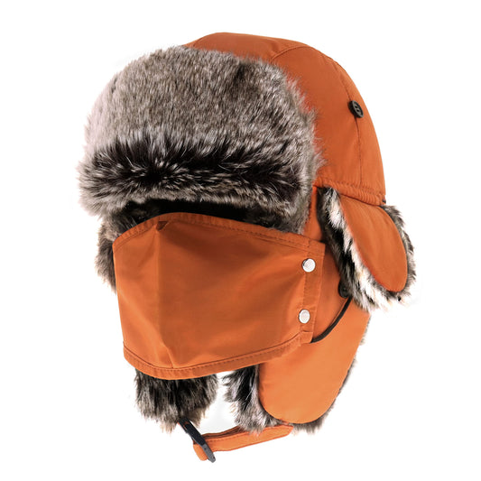 CHOK.LIDS Waterproof Winter Trappers Unisex Premium Strength Ushanka Ear Flap Chin Strap Cold Weather Outdoor