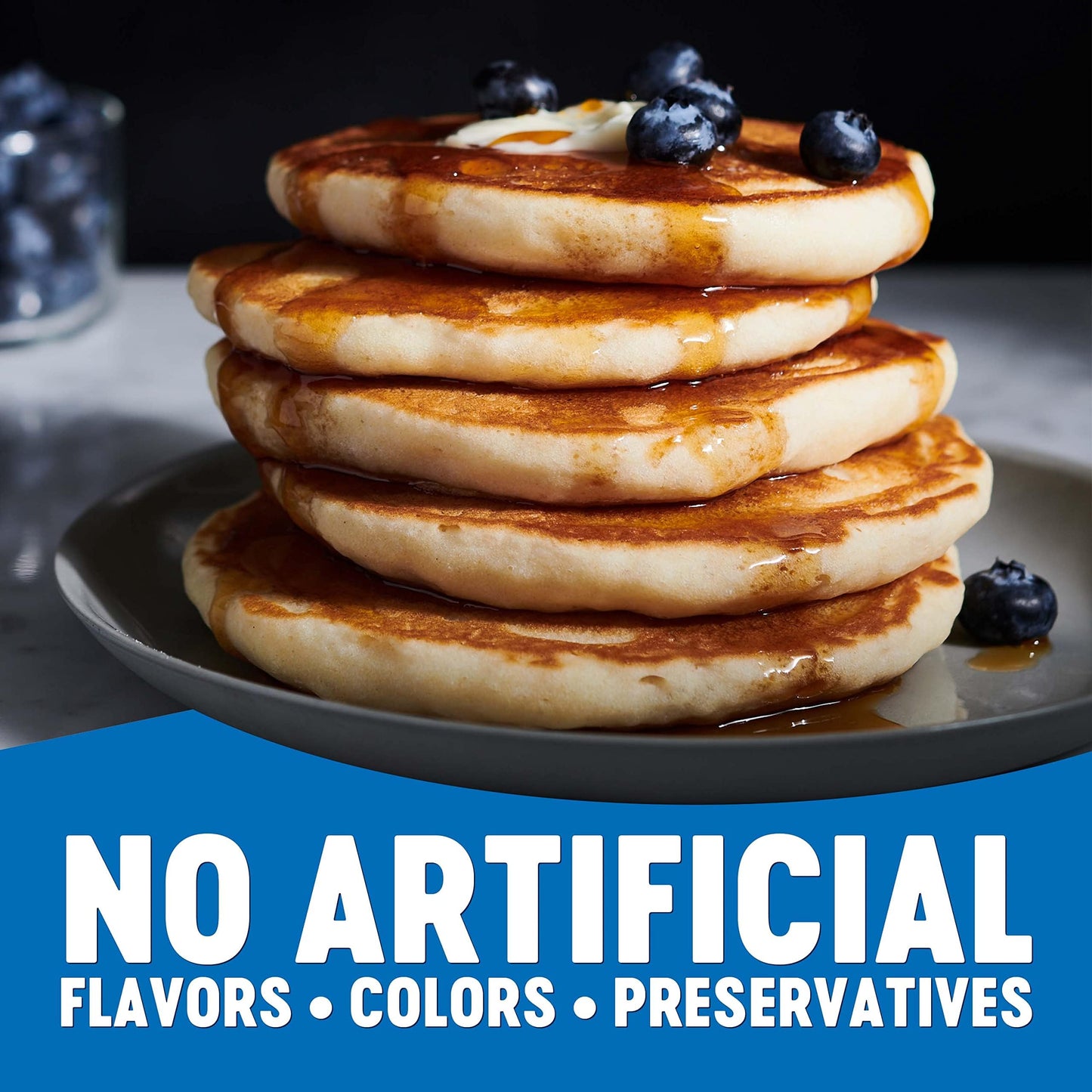 Krusteaz Complete Buttermilk Pancake and Waffle Mix, Light & Fluffy, 5 lb Bags (Pack of 6)