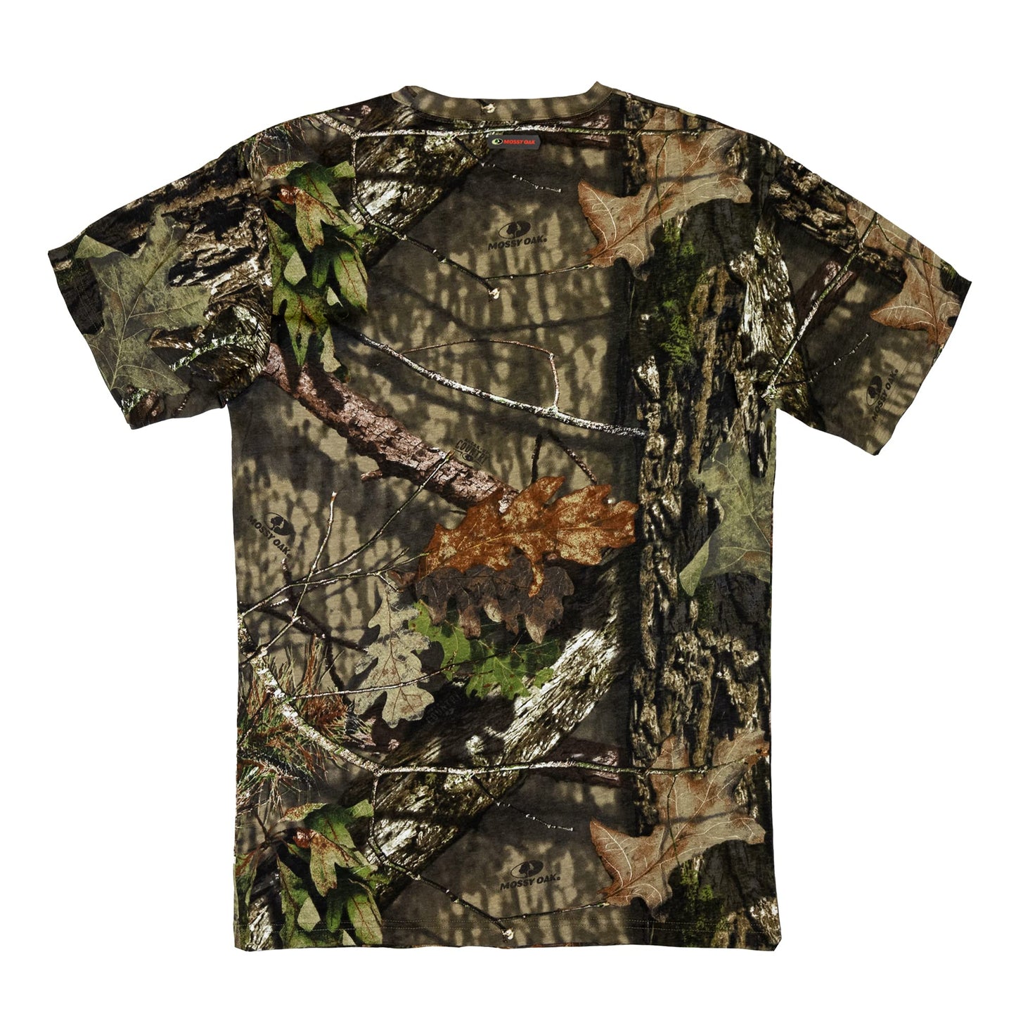 Mossy Oak Mens Camo Hunting Shirt Short Sleeve Cotton