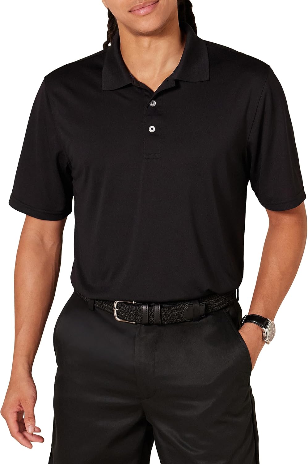 Amazon Essentials Men's Golf Polo Shirt, Quick Dry, Short Sleeve