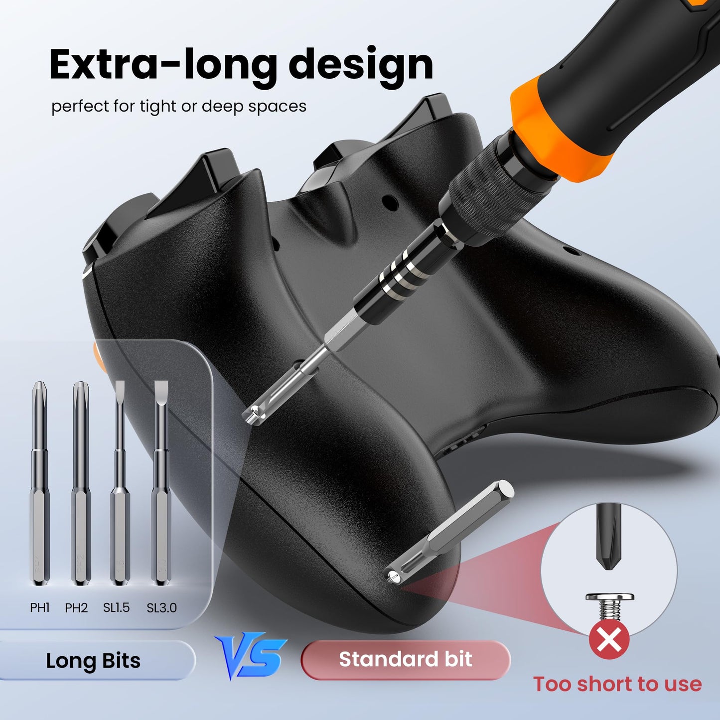 JOREST 152 in 1 Precision Screwdriver Set, Tool Gifts for Men, Magnetic Tool Kit with Torx Triwing Bits, Repair for Electronics,Macbook, Laptop, PC, RC, PS5, iphone,Jewelers, XBOX, Glasses