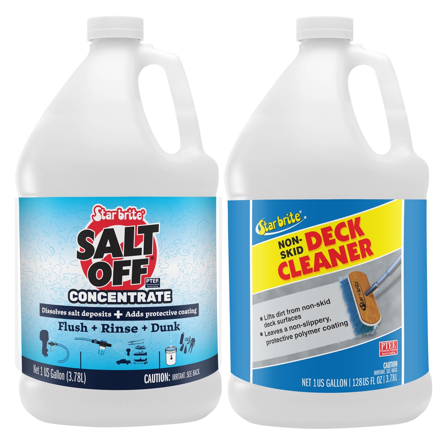 STAR BRITE Salt Off Concentrate - 1 Gallon - Ultimate Salt Remover Wash & Marine Engine Flush for Boats, Vehicles, Trailers, and More (093900N)