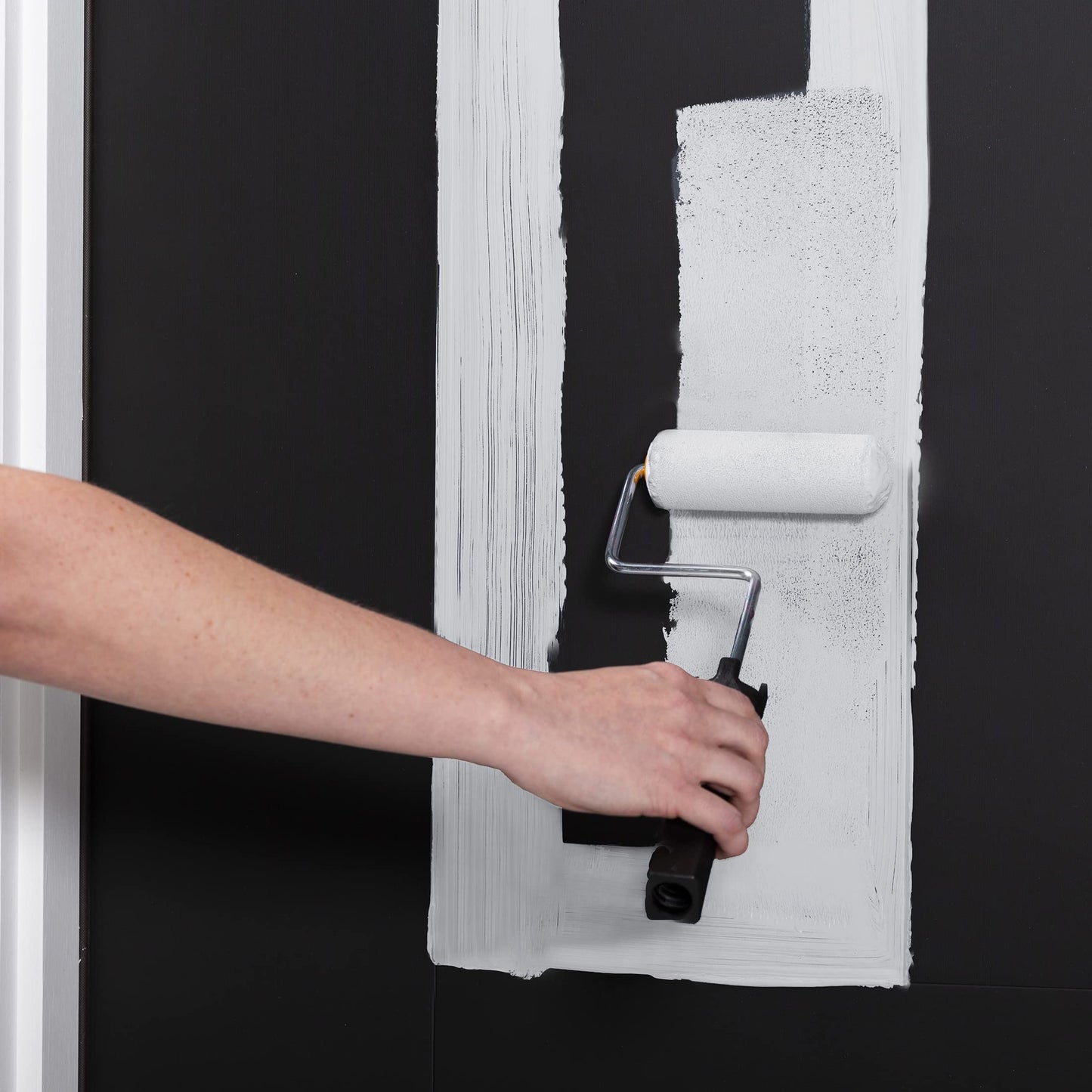 Rust-Oleum 369383 Advanced Dry Door & Trim Paint, Quart, Satin Black