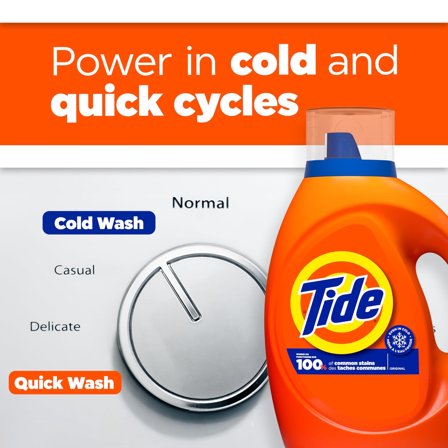 Tide Laundry Detergent Liquid, Original Scent, HE Compatible, 100 Loads, 132 fl oz, Tide Laundry Detergent, Liquid Laundry Detergent (Packaging May Vary)